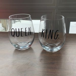 Rae Dunn wine glasses